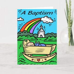 Kort: "A BAPTISM" Kort