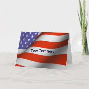 Kort - amerikanska flaggan