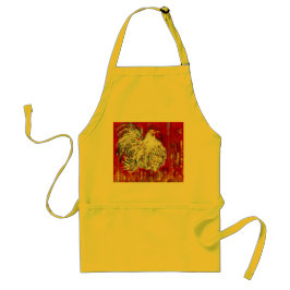 Kort Apron Tupp Chicken Förkläde