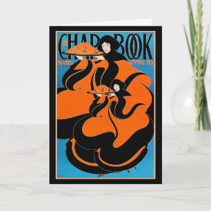 Kort: Art nouveau - Will Bradley - Thanksgiving Helgkort
