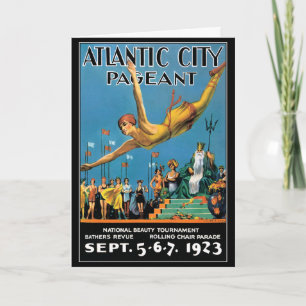 Kort: Atlantic City skönhetskönhetstävling Helgkort