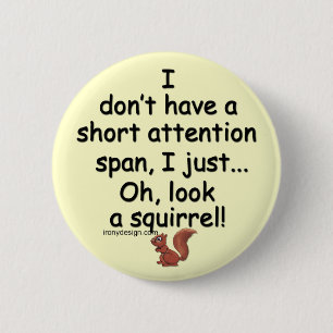 Kort Attention Span Squirrel Say Knapp