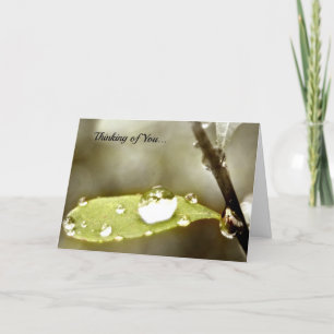 Kort av komfort och uppmuntran.