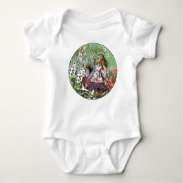 Kort av underlandsluckskanin tee