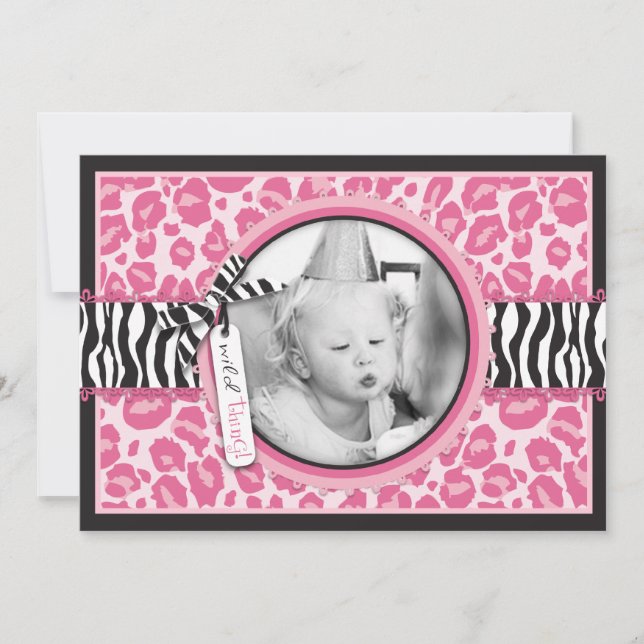 Kort B1 för inbjudan för vildmuffinCP (Framsida)