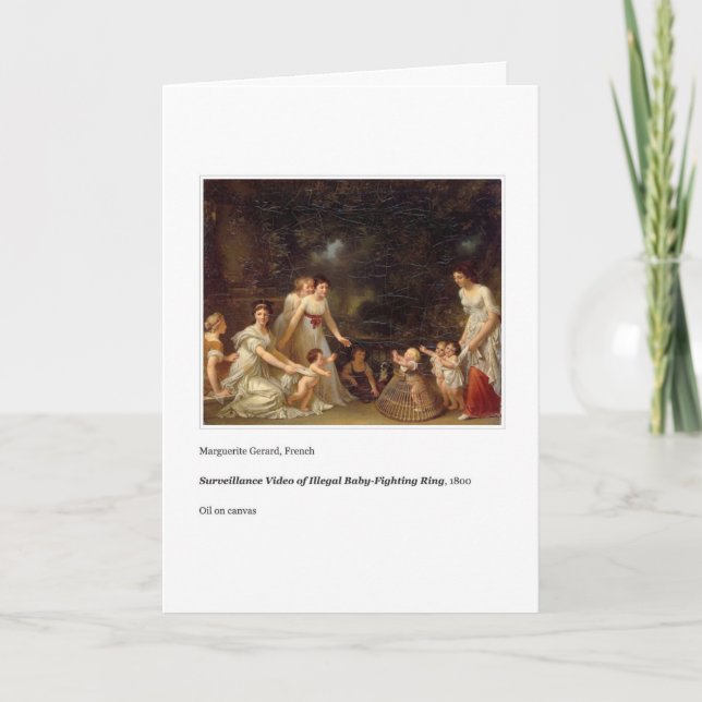 KORT baby-KAMPANDE RING MORS DAG (Framsida)