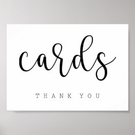Kort Bord skylt | Chic typografi