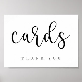 Kort Bord skylt | Chic typografi