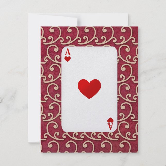 Kort/Bridge Party - SRF Inbjudningar (Framsida)