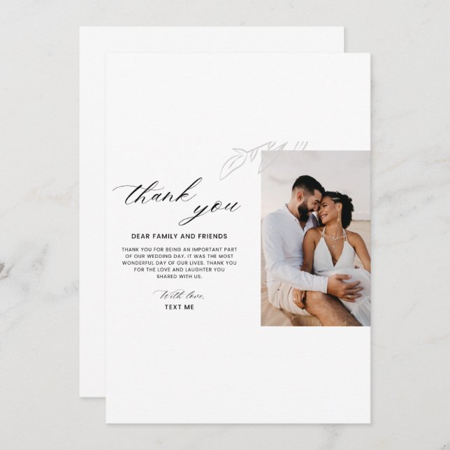 kort bröllop 2025 (Fram/baksida)