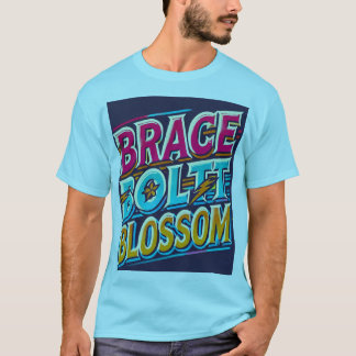 Kort, bult, Blommar" Motivering T-S för flera Färg T Shirt