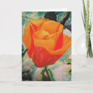 Kort "California Poppy" av Amber Larsen