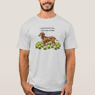 Kort Dachshund Humor T Shirt