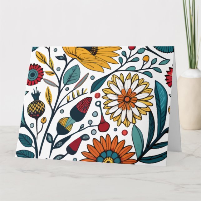 Kort: Dazzling Daisy Delight Kort (Framsida)