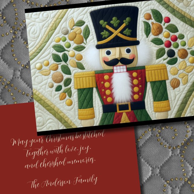 Kort design - Nutcracker-jul (Skapare uppladdad)