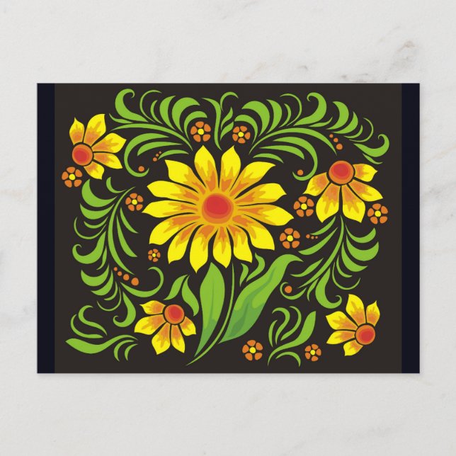 Kort dragen i ukrainska stil (Framsida)