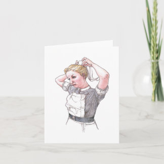 Kort - dressing för Middlesex sjukhussjuksköterska