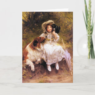 Kort eller inbjudan: Älsklings- Colliehund,