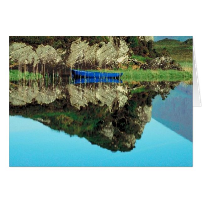 Kort-Fantastisk sjö Irland Hälsningskort (Framsidan Horizontal)