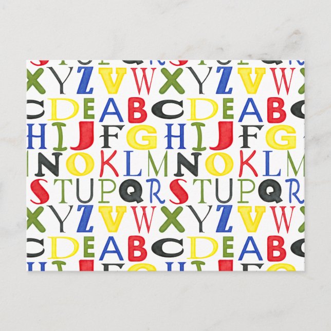 Kort Färgad Brev av Megan Meagher (Framsida)