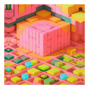 Kort Färgad Fototryck