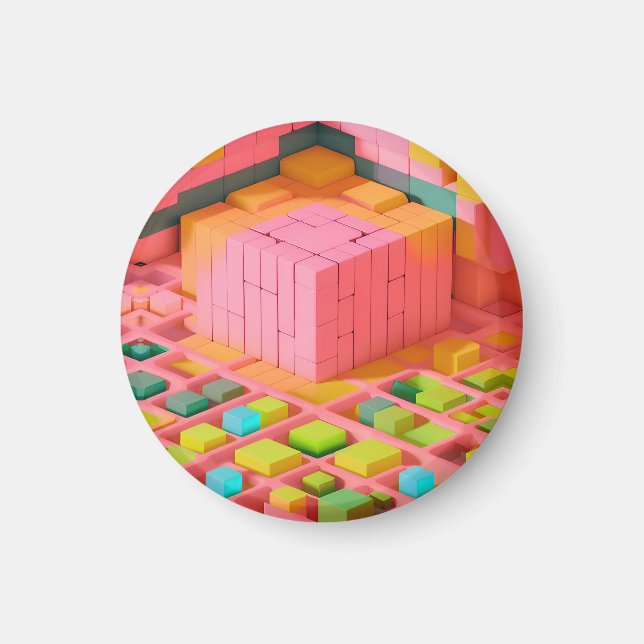 Kort Färgad Magnet (Framsidan)