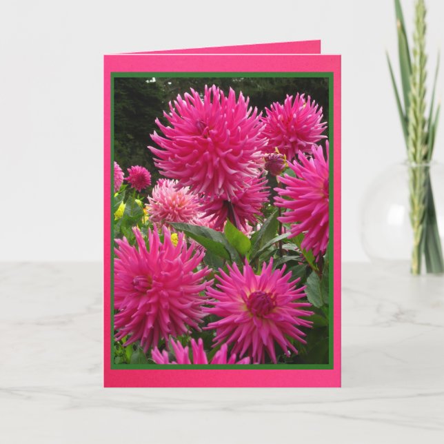 Kort - Feliz Cumpleaños a mi Tía - Las Dalias (Framsida)