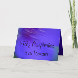 Kort - Feliz Cumpleaños en mi-hermana