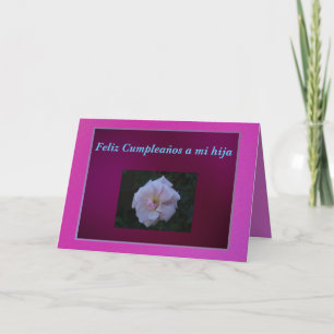 Kort - Feliz Cumpleaños en mi-hija - rosor