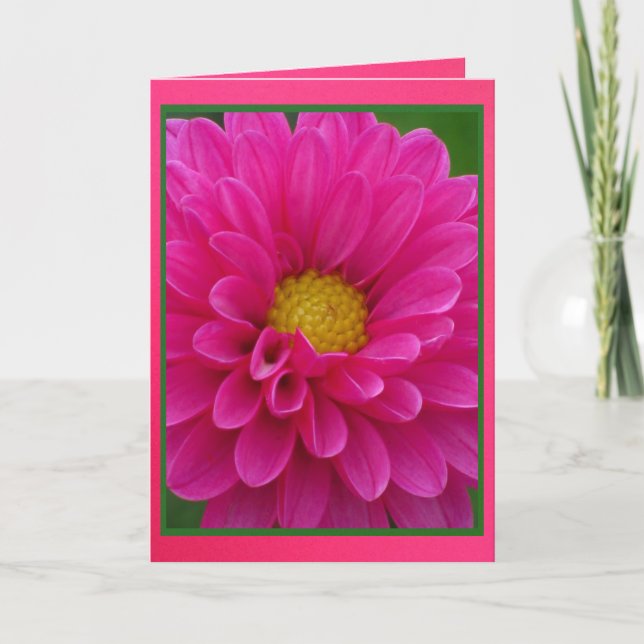 Kort - Feliz Cumpleaños per mi Tía - La Dalia Rosa (Framsida)