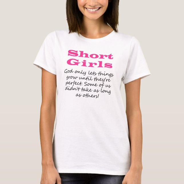 Kort flickaT-tröja T-shirt (Framsida)