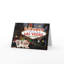Kort för 3 Las Vegas kunggod jul