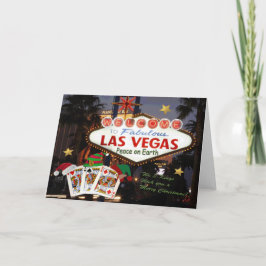 Kort för 3 Las Vegas kunggod jul