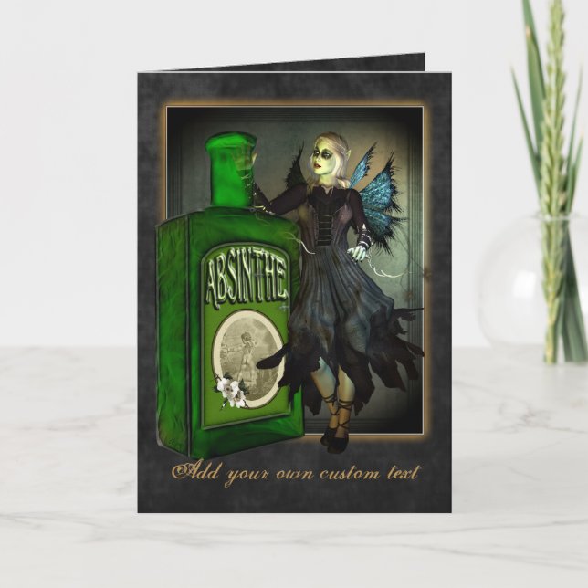 Kort för Absintheälvahälsningar (Framsida)