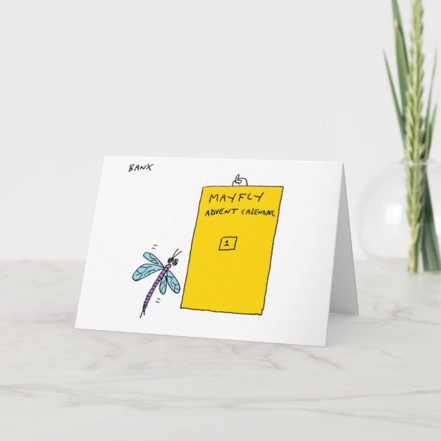 Kort för Adventkalenderjulafton (Framsida)