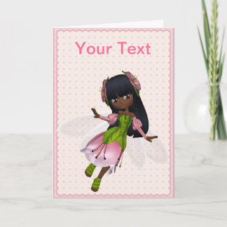 Kort för afrikansk amerikanPrincess hälsning