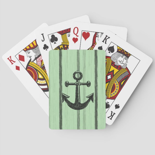 Kort för ankarspel - dek casinokort (Baksidan)