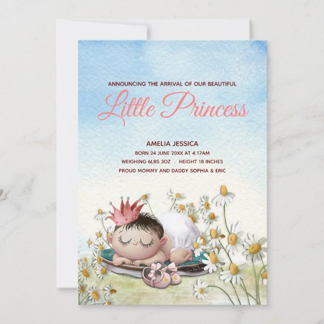 Kort för anmälan om kvarsittande prinsessan Cute F (Framsida)