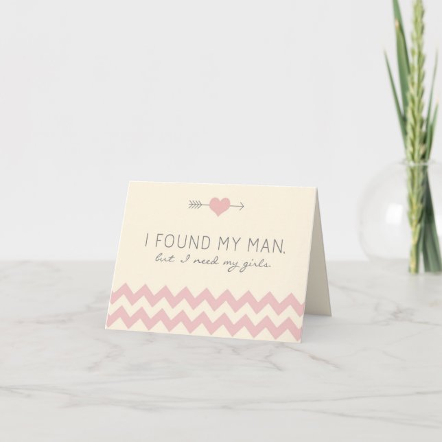 Kort för ansökan om Cream & Rosa Chevron Flower Gi (Framsida)