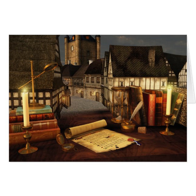 Kort för antika vågor (Framsidan Horizontal)