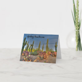 Kort för Arizona Saguarohälsning