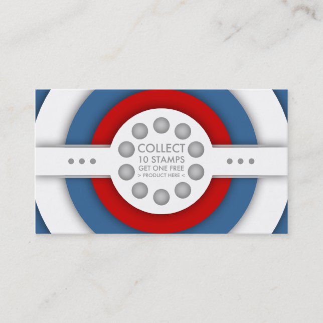 kort för återlojalitet mot frimärke (Framsida)