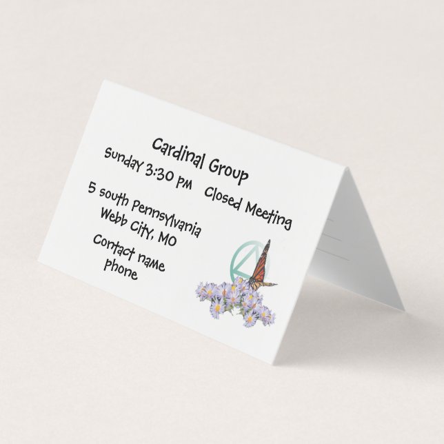 kort för återställningsgrupp (Framsida)