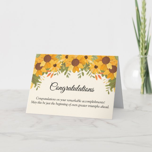 Kort för att fira dina prestationer (Framsida)