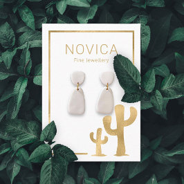 Kort för avläsning av Visning för Guld i chic