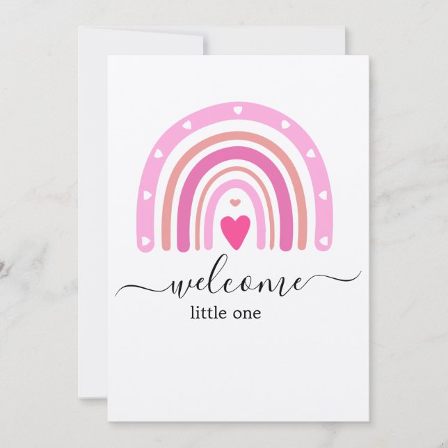 Kort för baby shower - utskrivbart - direkt nedlad (Framsida)