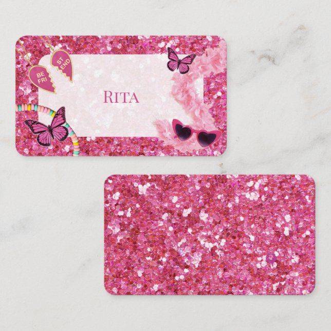 Kort för babyduschplats (Fram/baksida)