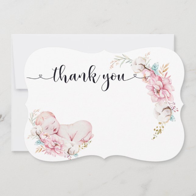 Kort för babygåvatack (Framsida)