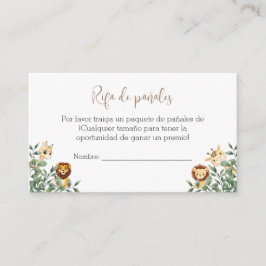 Kort för babyskabinett med Baby-dykande raffel