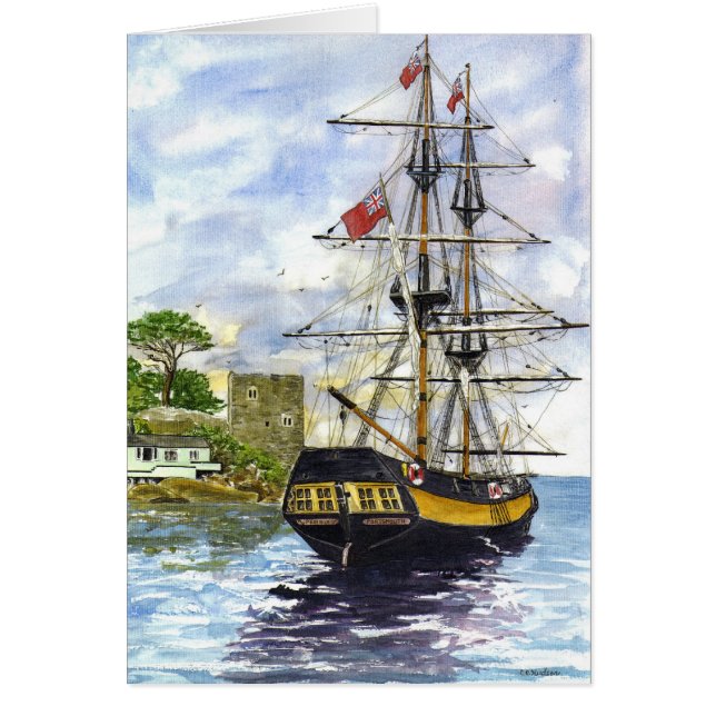 Kort för bakåtvy (Framsidan)